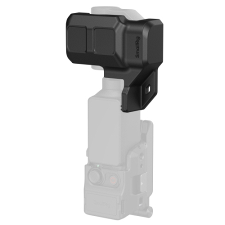 SmallRig 6583 - ochronny zacisk pozycjonujący gimbala + osłona ekranu do DJI Osmo Pocket 4P - przykład użycia